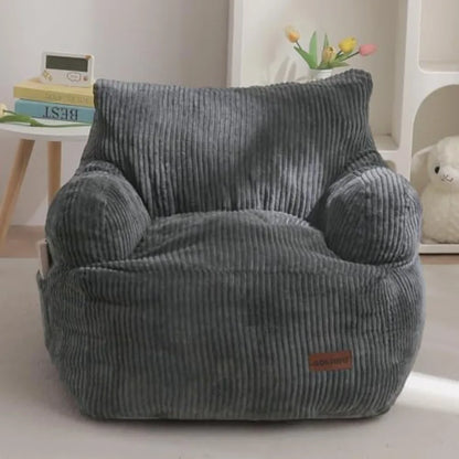 Bean Bag Chair Stuffed Toddler Bean Bag Sofa with Filler Bean Bag Chair for Boys and Girls Lazy Sofa with Pocket Floor Chair fo