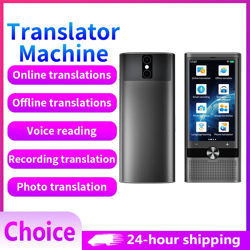 S10 Portable Smart Voice Translator 148 Online19 Offline Languages Real-time Photo Recording Translation 4G WIFI Smart Translate - Merit Sell