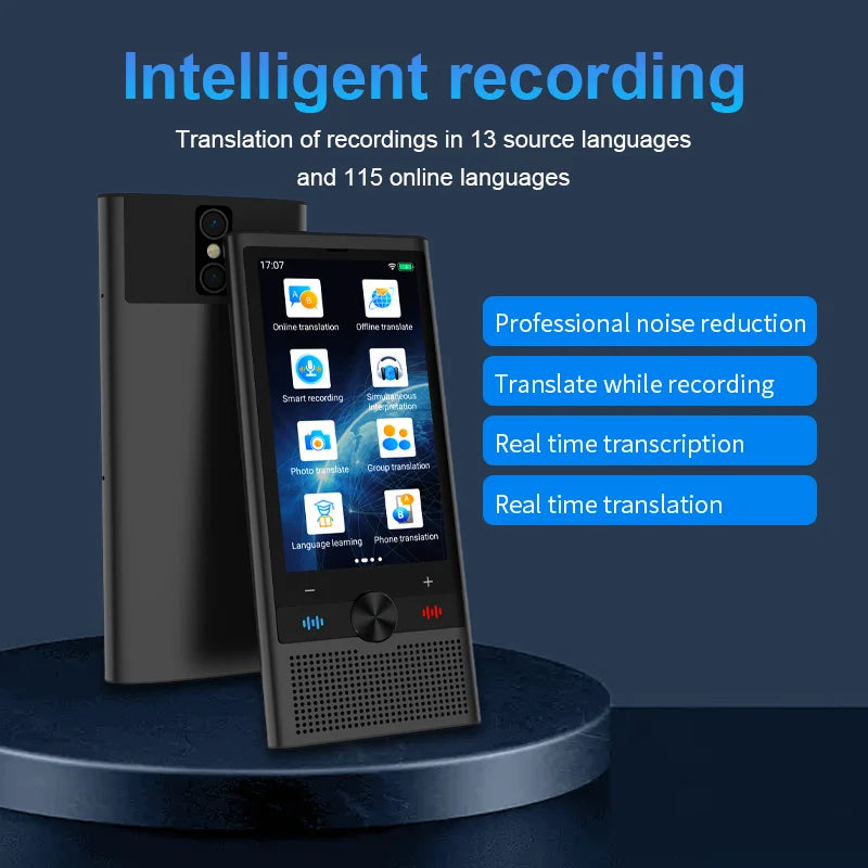 S10 Portable Smart Voice Translator 148 Online19 Offline Languages Real-time Photo Recording Translation 4G WIFI Smart Translate - Merit Sell