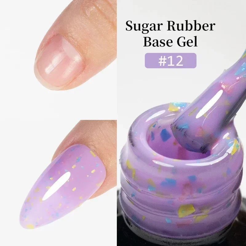 AWStorG 15ML Fiber Builder Nail Gel In A Bottle UV Semi Permanent Clear Pink Nail Strengthener Extension Construction Gel