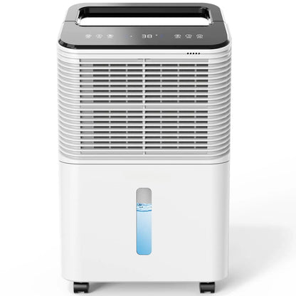 Dehumidifier 16 L/day, Ultra-quiet Electric Intelligent Central Control, Auto Mode, Moisture Display, 24h Timer Home Appliances