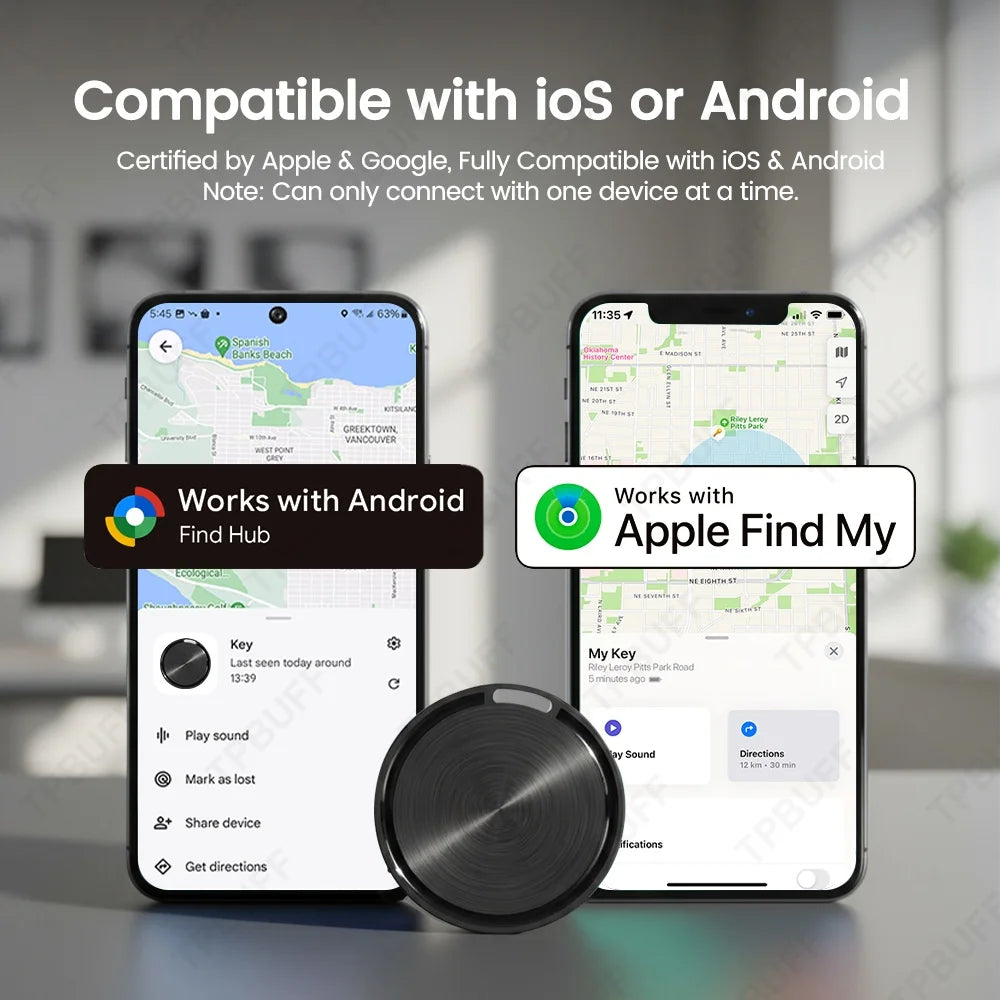 Google Find My Gps Tracker Android &IOS Dual System Smart Tag Gps Tracking Device Gps Locator Car Key Finder Bluetooth Label