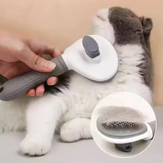 Pet Dog Brush Cat Comb Self Cleaning Pet Hair Remover For Dogs Cats Grooming Tools Pets Dematting Comb Pet Grooming Accessories - Merit Sell