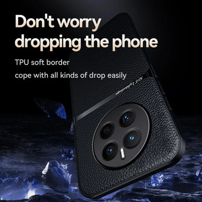 For Hauwei Mate50pro 4G Case Magnetic Car Holder Shockproof Phone Case For Huawei Mate50 Mate 50 Pro 50pro 4G Leather Back Cover