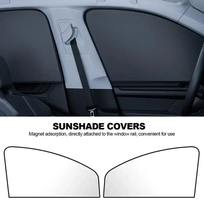 Magnet Car Side Window Curtain Privacy Curtains for Car Sun Shade Summer Sunshades UV Reflection Front/Back Window