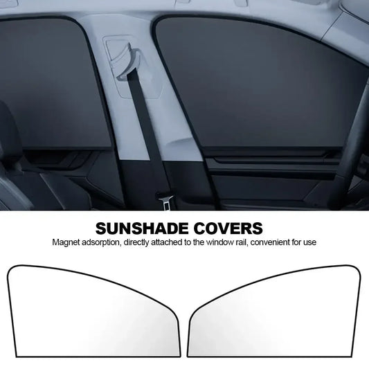 Magnet Car Side Window Curtain Privacy Curtains for Car Sun Shade Summer Sunshades UV Reflection Front/Back Window