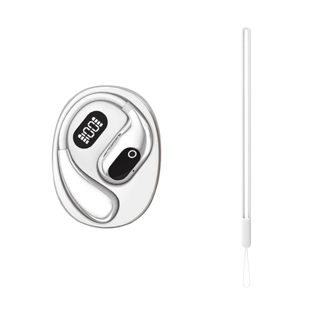 Bluetooth 5.4 Ear Hook Earphones TWS Smart Voice Open-Ear Earbuds Wireless Noise Canceling Translation Earbud For Travel Learn