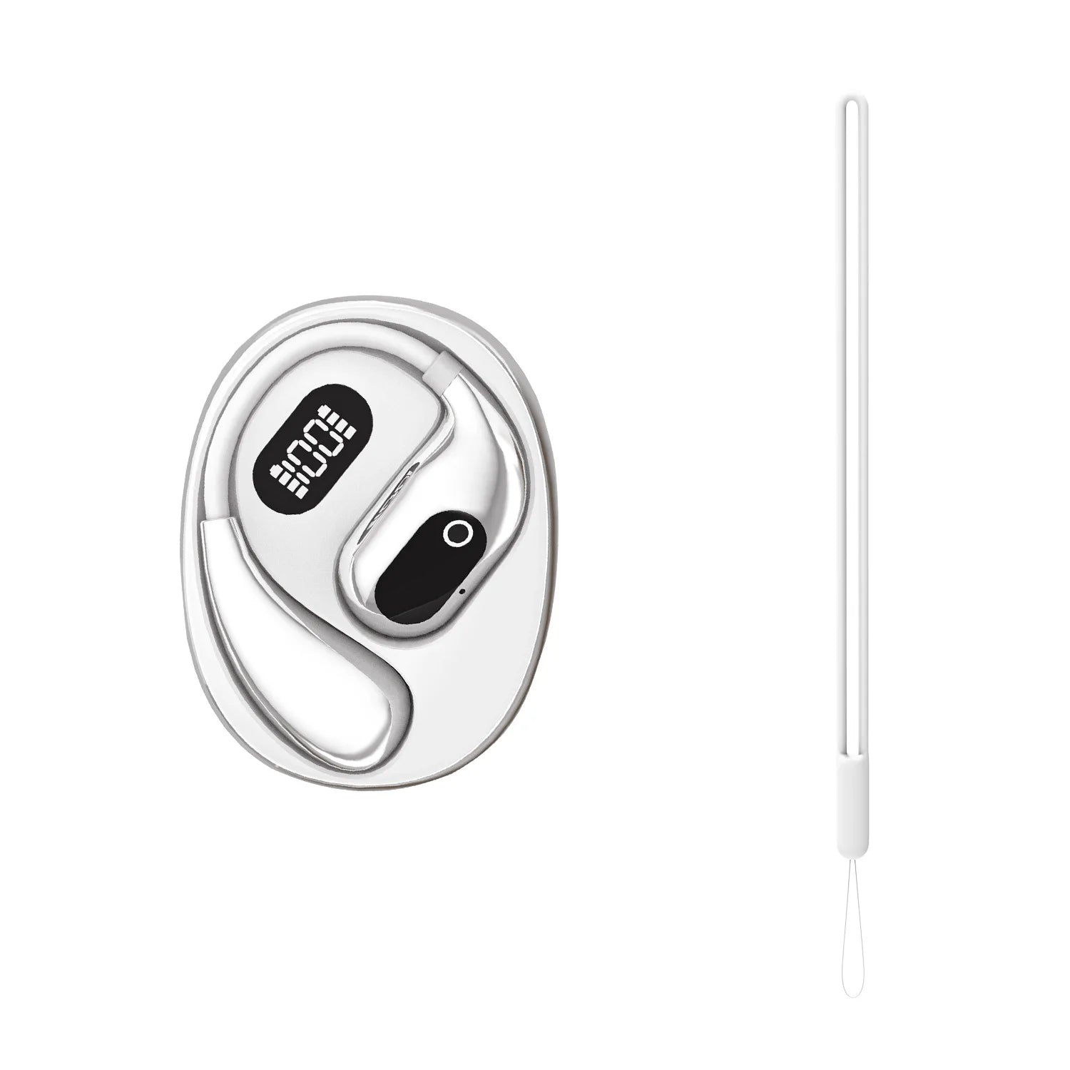Bluetooth 5.4 Ear Hook Earphones TWS Smart Voice Open-Ear Earbuds Wireless Noise Canceling Translation Earbud For Travel Learn