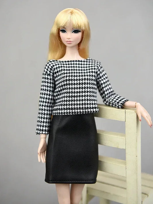 New styles Toy Doll clothes short pants black skirt Sweater for your BB dolls for your fr2 1:6 dolls BB200930