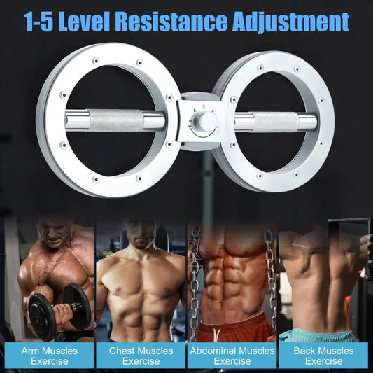 Rotator Burn Machine 12LB Adjustable Resistance, 360° Rotating Arm Trainer, Forearm Strength Exerciser for Men Women Home Gym