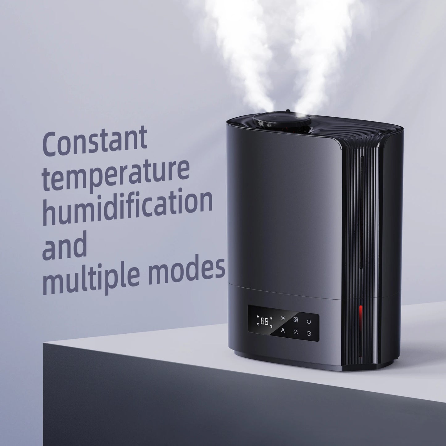 Ultrasonic Humidifier 6L 360° Adjustable Mist Direction 7 Color Light Aroma Fragrance for Bedroom,Children's Room,300 ml/h 3 Gea