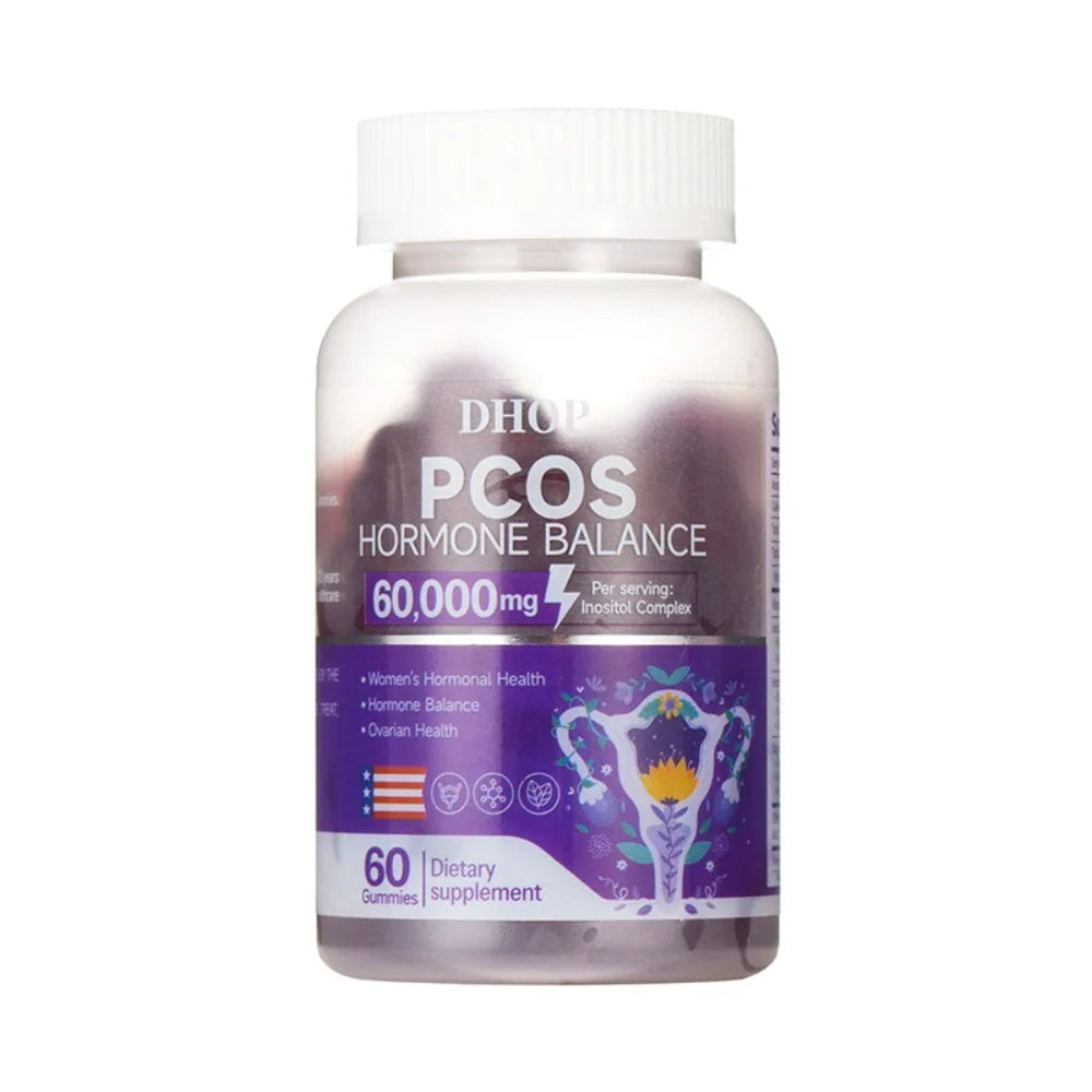Ovary Soft Candy 60pcsWomen's Inositol Cranberry Polycystic Soft Candy Care for Women's Health Helps Support Regular Cycles