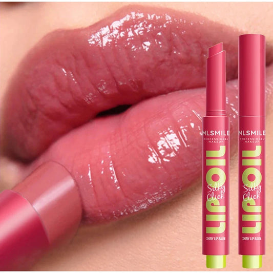 Jelly Solid Lip Gloss Make-up Hydrating Mirror Red Brown Lipstick Clear Moisturizing Lip Tint Nature Nude Lipstick Pen Cosmetics