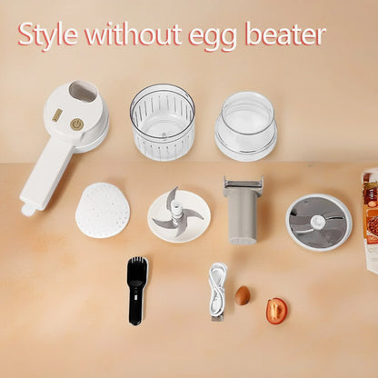 Professional 1PC Mini Food Processor - Wireless Electric Garlic Masher with Multi-Blade Chopping Function