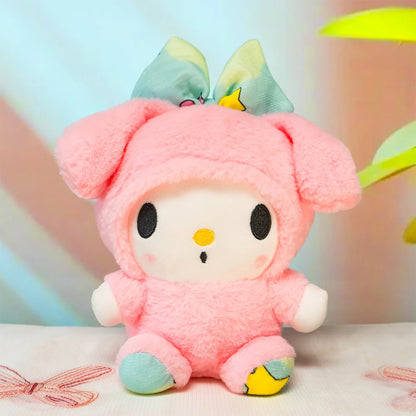Sanrio  Anime Kawaii My melody Plush Toys Dolls Stuffed Plushy Cute Cartoon Doll Children's toy Birthday Gift For Kids Home Deco