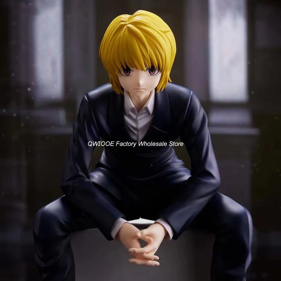 Original Genuine FURYU Hunter Hunter 14cm Kurapika Noodle Stopper PVC Anime Action Figure Toys Collection Model Gift Wholesale
