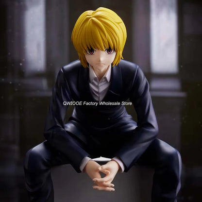 Original Genuine FURYU Hunter Hunter 14cm Kurapika Noodle Stopper PVC Anime Action Figure Toys Collection Model Gift Wholesale