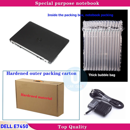 DELL E7450 Core i5 8GB RAM HDD/SSD Diagnostic Rugged Laptop for Mb Star C4/C5/C6 or ICOM NEXT/A2/A3 and 5054 Diagnostic Tool