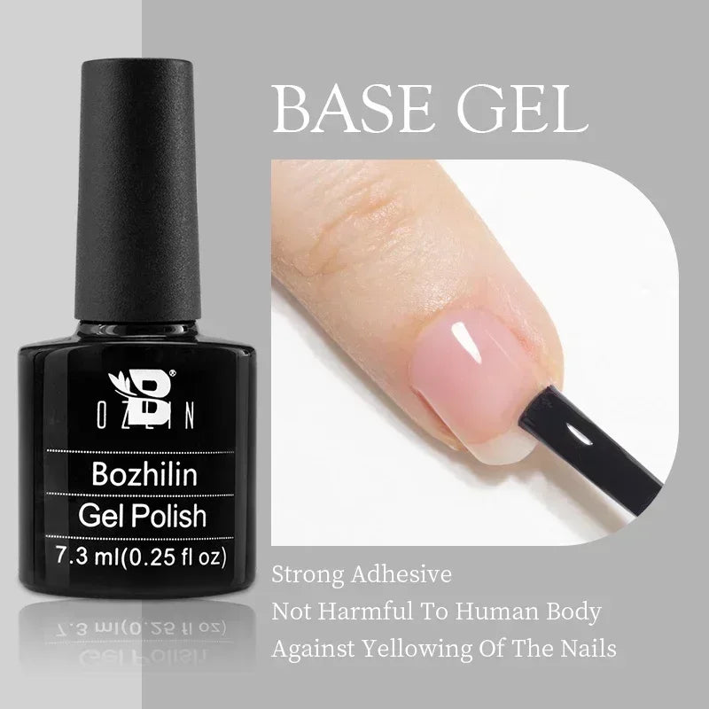 AWStorG 15ML Fiber Builder Nail Gel In A Bottle UV Semi Permanent Clear Pink Nail Strengthener Extension Construction Gel