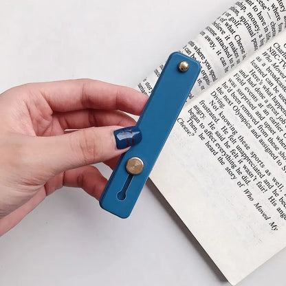Phone Stand Grip Candy Color Silicone Telescopic Finger Strap Mobile Phone Desktop Bracket Smartphone Support