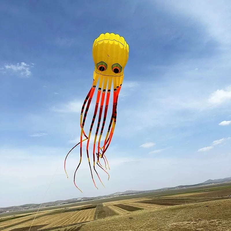 Large 15m octopus kites flying for adults kites windsurf cerfvolant inflatable toys kevlar Clothlarge kites outdoor fun dragon