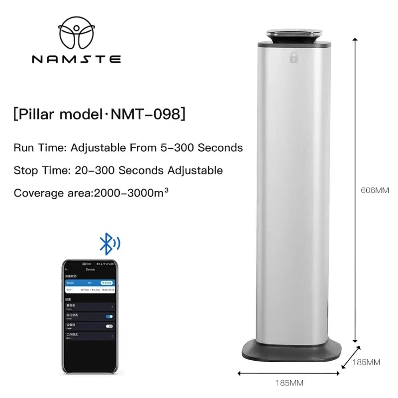 NAMSTE Electric Aromatic Diffuser Coverage 4000m³ Smart Bluetooth Essential Oils Fragrance Machine Home Hotel Scenting Device - Merit Sell