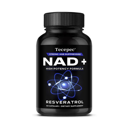 NAD+ Supplements with Resveratrol,Anti-aging and Cellular Health, Strengthens Immune System