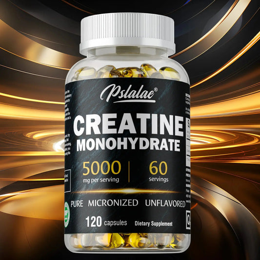 Pslalae Creatine Monohydrate Capsules | Performance, Muscle Growth & Recovery