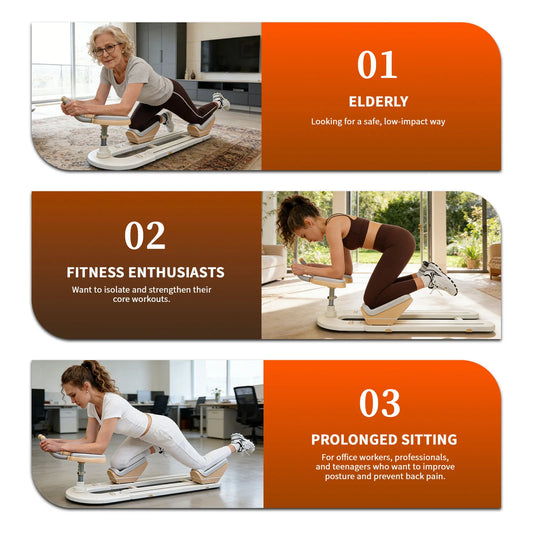 Silent Spine Twist Trainer Home Gym Waist Fitness Machine Abdominal Core Workout Equipment Back Stretch Office Elderly 100KG