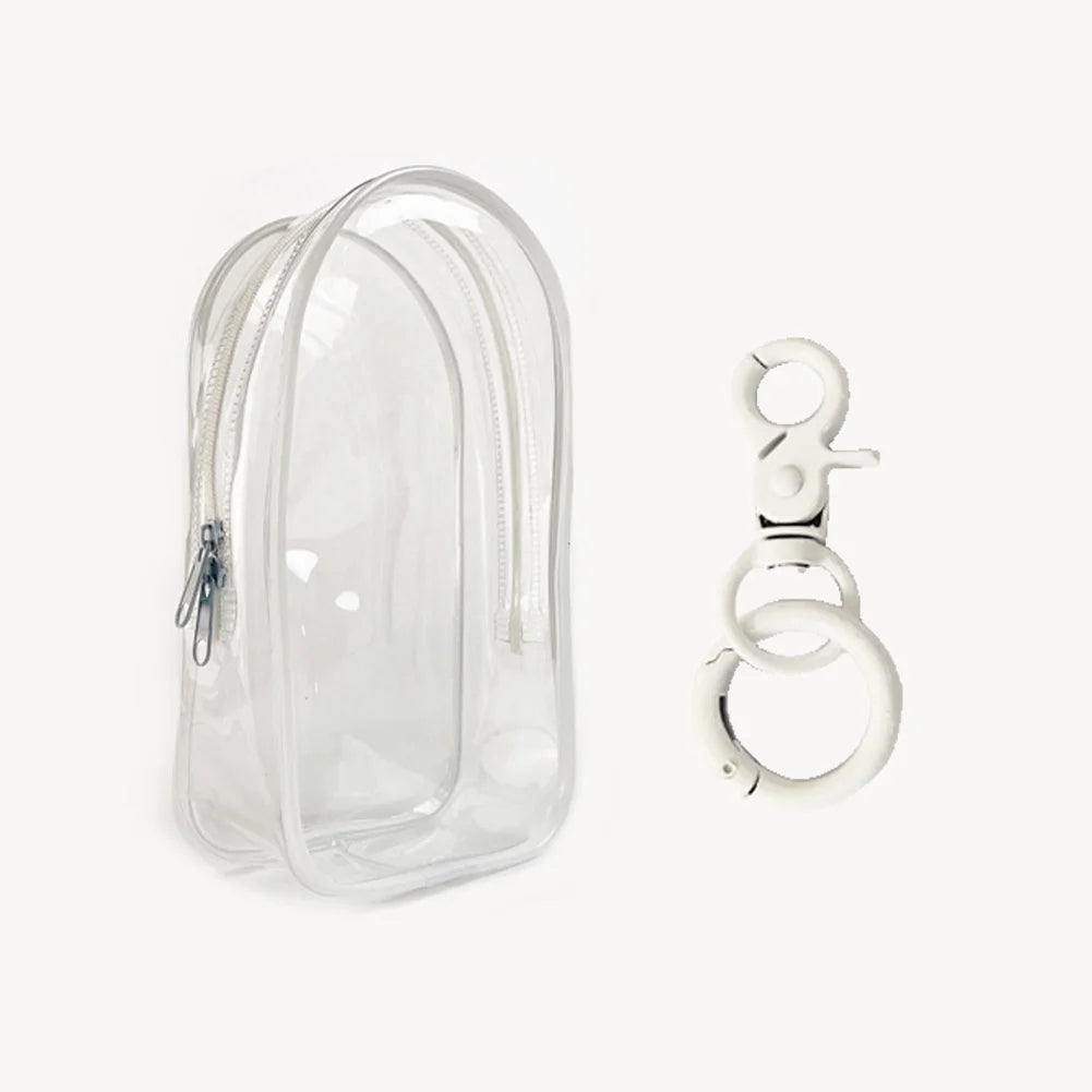 Ropa Labubu Transparent Protector Case Display Bag For 15/17cm Labubu V2 Storage Bag Doll Outfit Accessories【Only Case】