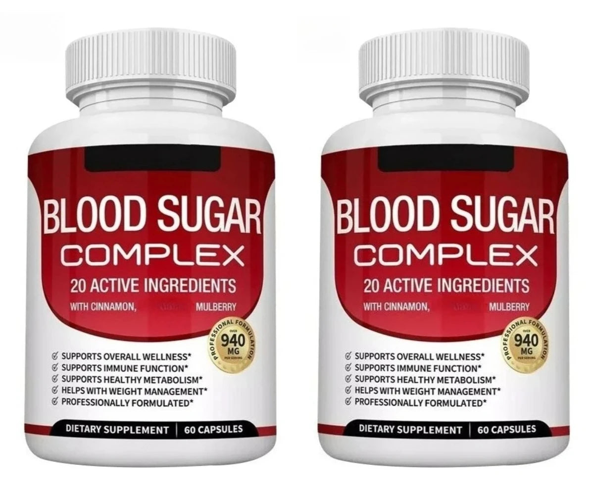 Blood Sugar Capsules Daily Wellness Supplements with Cinnamon & Alpha Lipoic Acid Ingredient Metabolic Balance Support 60 Count