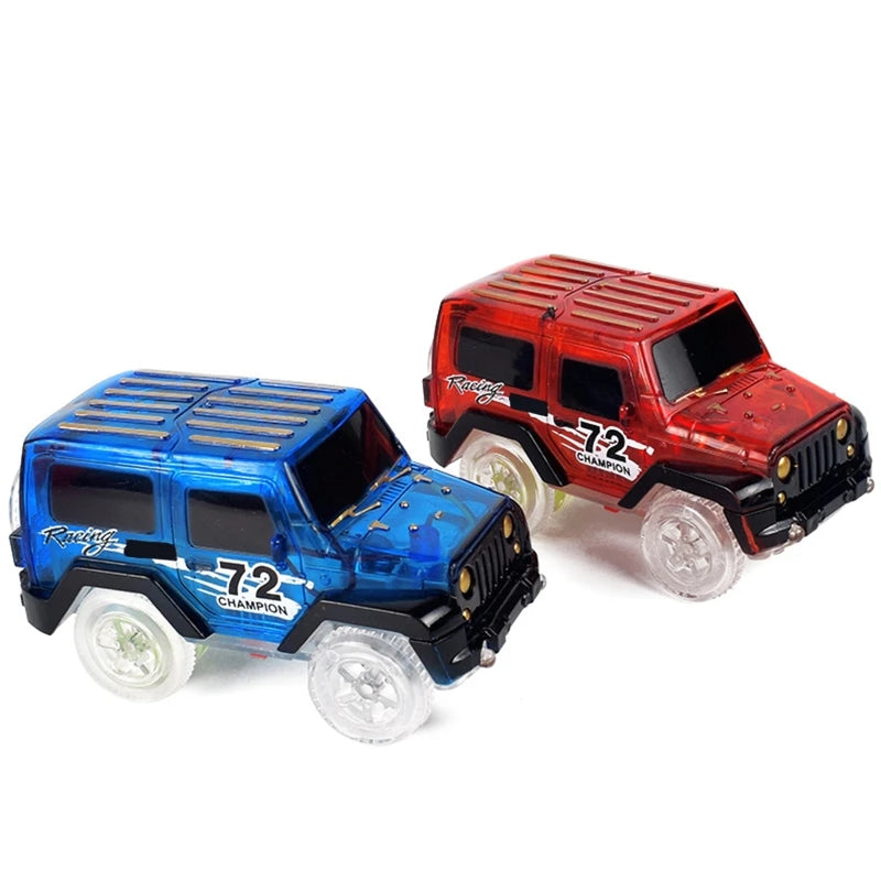Rail & Electric Track Toy Car for Play Vehicle Luminous Car Toy Baby Favorite Gi