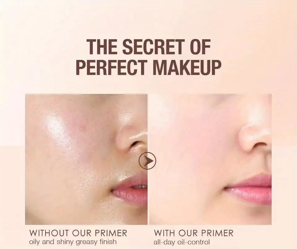 2Pcs Makeup Set Primer & Foundation Matte Velvet Waterproof Foundation Long Lasting Portable Makeup Travel Makeup Set