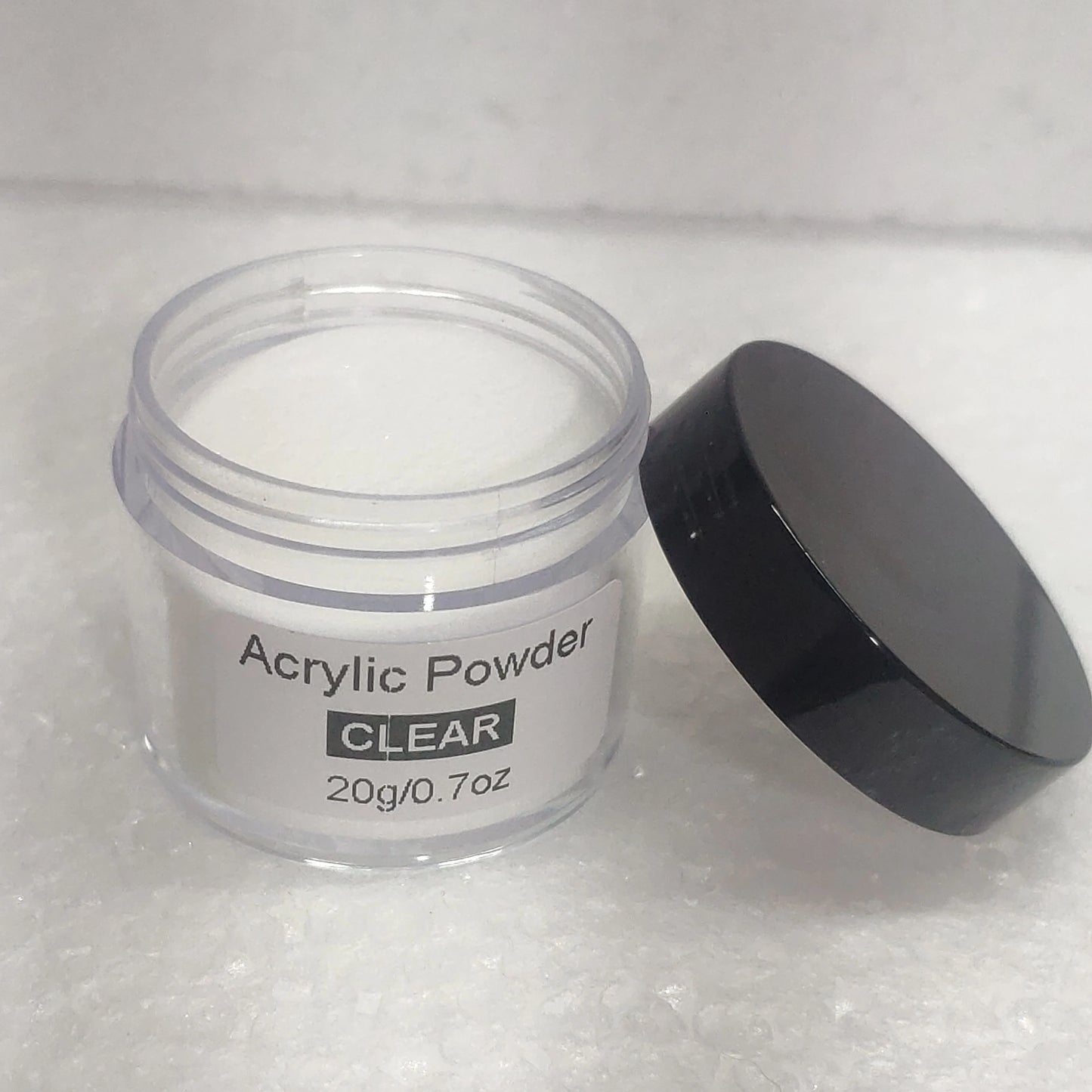Acrylic Nail Powder Set: 4 Colors Clear Nude Pink White Acrylic Powder for Acrylic Nail Dipping Extension Carving