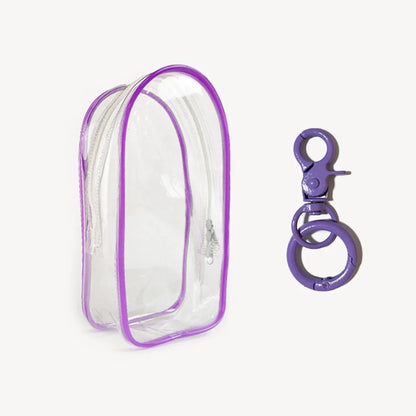 Ropa Labubu Transparent Protector Case Display Bag For 15/17cm Labubu V2 Storage Bag Doll Outfit Accessories【Only Case】