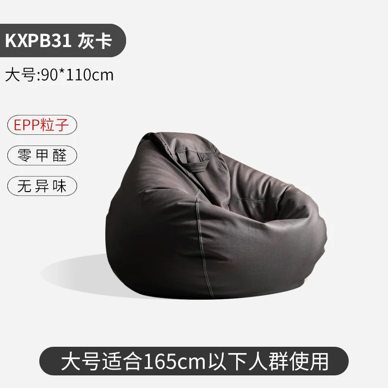 Modern Black Lazy Bean Bag Sofa Designer Nordic Cheap Lounges Lazy Bean Bag Sofa Individual Divano Soggiorno Home Furniture