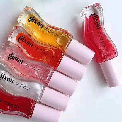 Hot Sale Gisou Moisturizing Lip Balm Lip Oil Gloss Care Of The Lips Benetitnt For Lips Plumping Exfoliating Plumping Gloss Oil