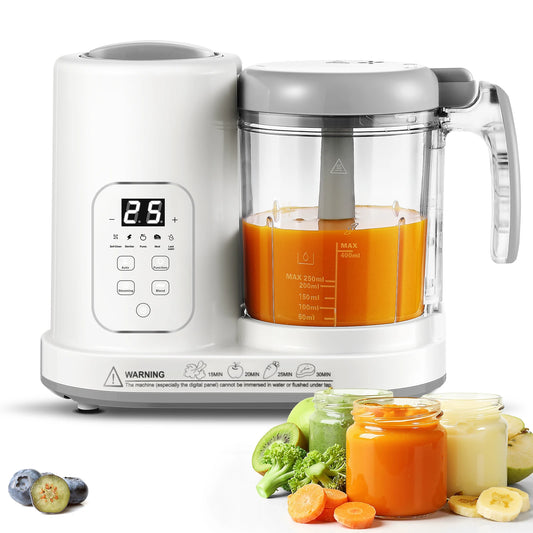 4-in-1 Auto-Clean, BPA-Free, for 4-12 Months Baby Food Maker Steamer Blender Merit Sell
