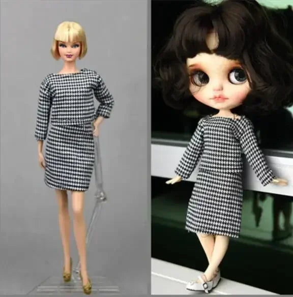 New styles Toy Doll clothes short pants black skirt Sweater for your BB dolls for your fr2 1:6 dolls BB200930