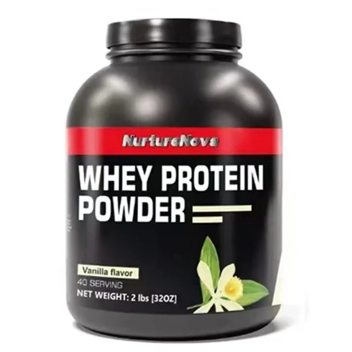 NurtureNova Whey Protein Powder Build Muscle Muscle Recovery Sports Vanilla Flavor Whey Protein Powder 40 Servings 1kg (35.2oz)