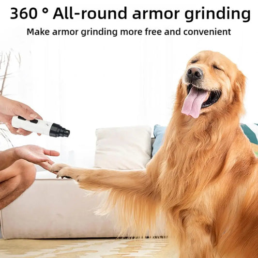 Electric Pet Nail Clipper USB Charging Dog Nail Grinder Portable Puppy Cat Nails Pet Grooming Tools For Small Medium Large Dogs - Merit Sell