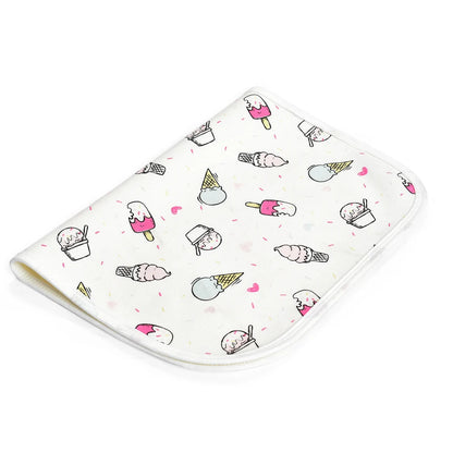 Insular Waterproof Baby Diaper Changing Mat Foldable Soft Cotton Travel Nappy Change Portable Baby Care Front Play Pad Baby Care