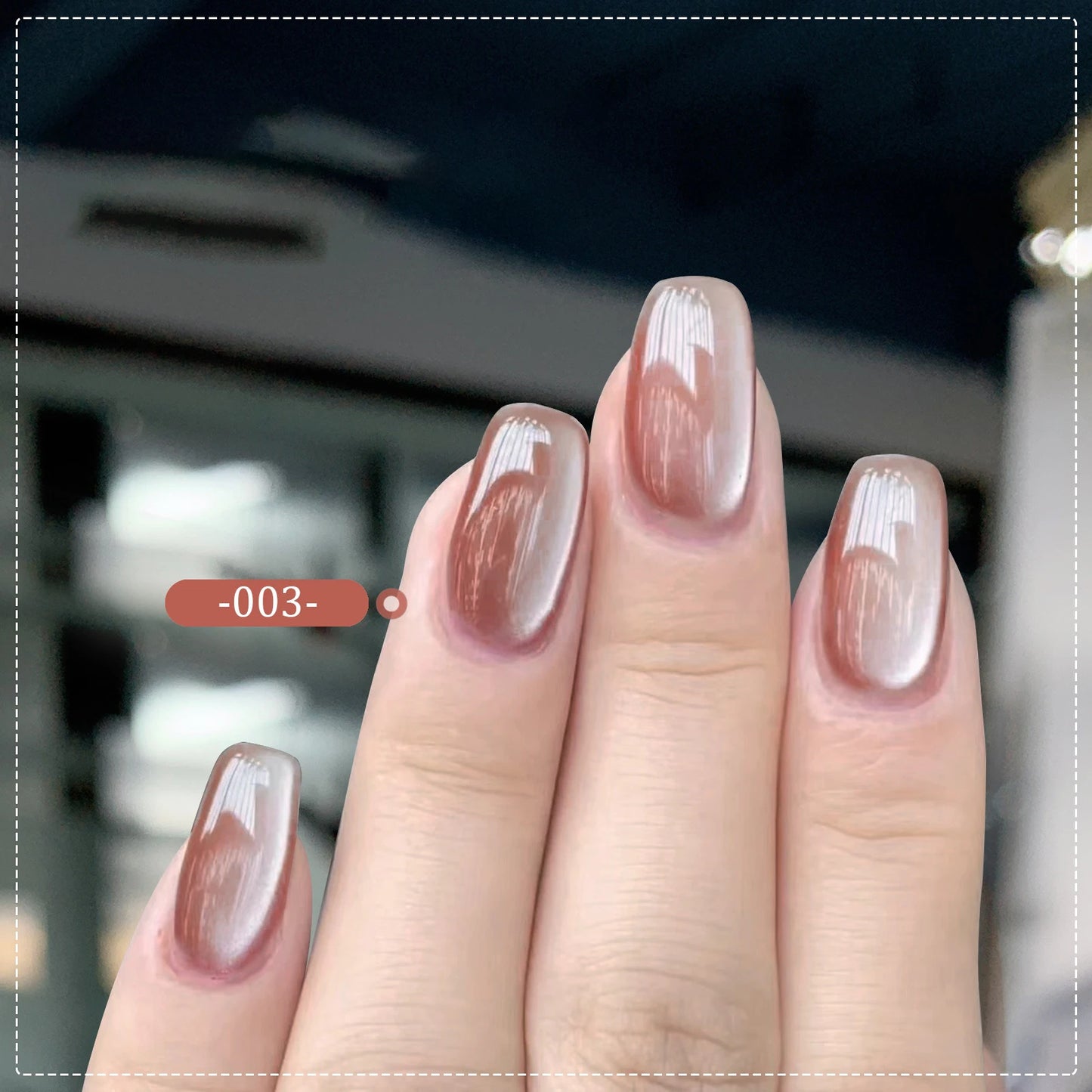 8ml Sparkling Water Light Cat Eye Gel Semi Permanent Soak Off Holographic Crystal Magnetic Gel Polish For Nail Art DIY Manicure