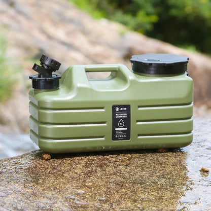 5L Water Storage Container with Faucet Drinking Water Bucket Large Capacity Water Dispenser Carrier for Vehicle Car Camping - Merit Sell