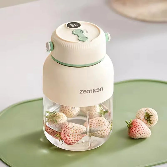 1100ML Portable Juicer Fresh Fruit Mixer 26 Blades USB Rechargeable Multifunctional Juicer Ice Crusher Smoothie Blender For Home Merit Sell