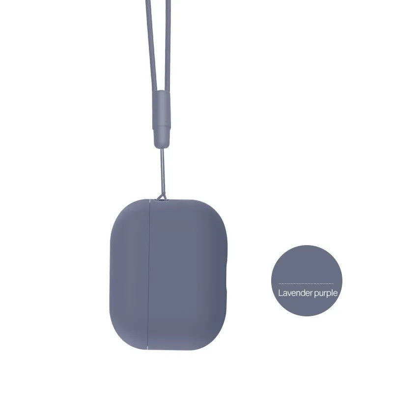 For AirPods Pro 3 2025 Case Silicone Protector for airpods Pro Front LED Visible Pro 2 Case cover with Lanyard for airpods pro 2 - Merit Sell