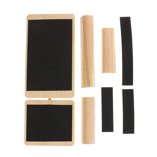 Balance Board Training Device; Wooden Strengthener for Foot Stretch and Sprained Ankle Treatment