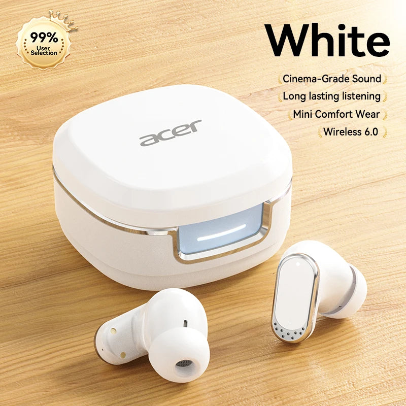 Acer OHR751 In-ear TWS Earbuds Surround Sound Field HiFi Stereo Bluetooth Headphones for Music & Calls