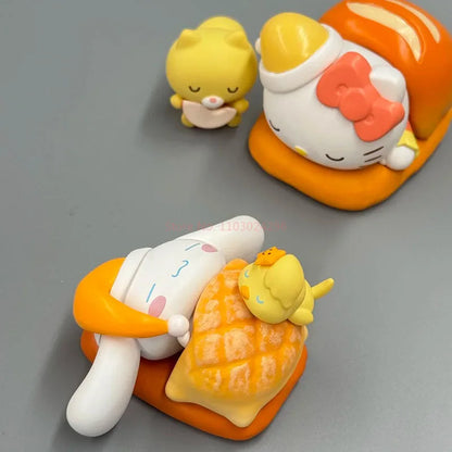 MINISO Sanrio Happy Baking Series Figice Blind Box Genuine Trendy Toy Surprise Gift for Girls