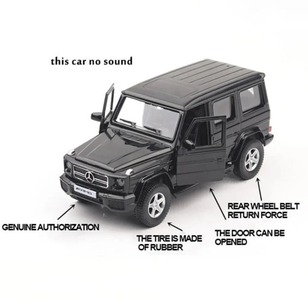 RMZ City 1/36 Mercedes Benz G63 AMG SUV Alloy Car Model Diecast Metal Toy Off-road Vehicle Car Model Simulation Collection Gift